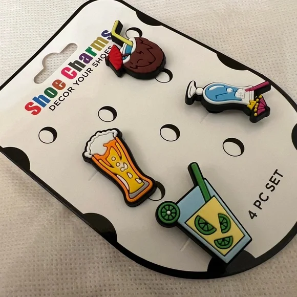 Shoe Charm Set Of 4 NWT - Picture 3 of 3
